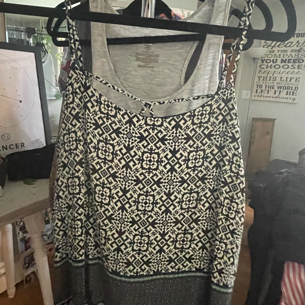 Patterned Tank Top